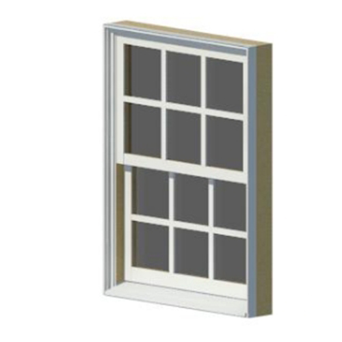 CAD Drawings BIM Models Windsor Windows & Doors Pinnacle Clad Double Hung Window
